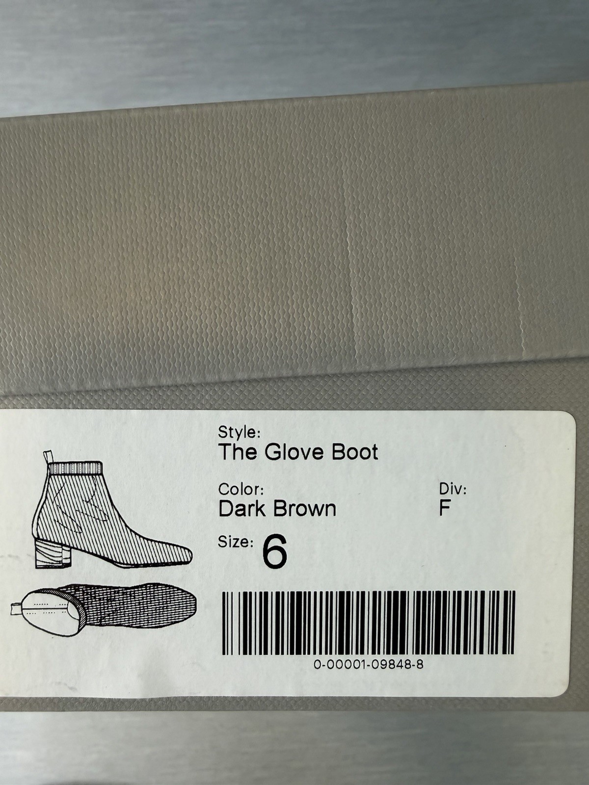 Everlane The Glove Boot Rib Knit Ankle Sock Boots Size 6 Brown ReKnit Block Heel