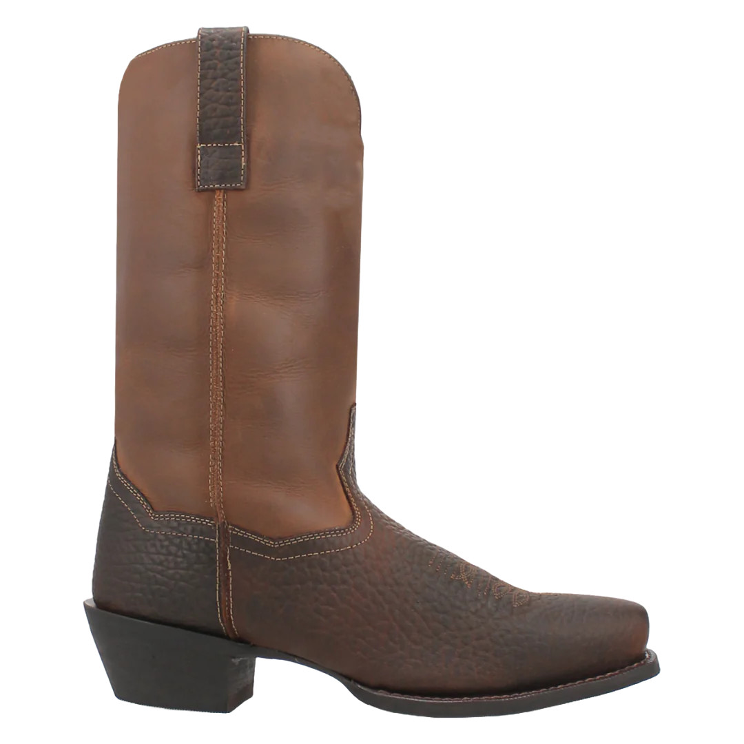 Laredo Men’s Gilly Dark Brown Leather Cowboy Boots 68449