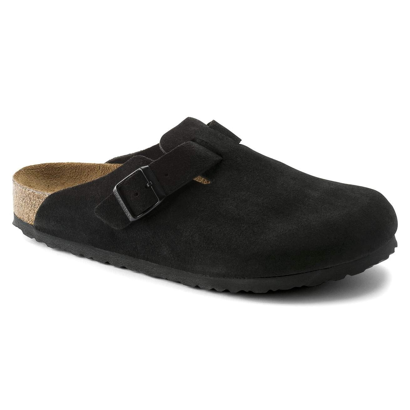 NWT-BIRKENSTOCK Boston Soft Footbed Suede Leather (ALL SIZE-COLOR)