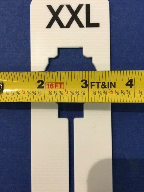 CLOTHING SIZE DIVIDERS SIZE 2 – SIZE 14 RECTANGLE 5 EACH