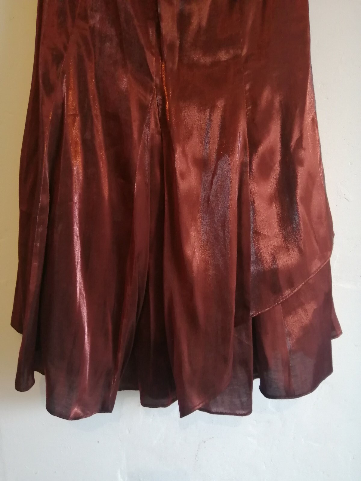 Minuet 14 Terracotta Shimmer Full Length Satiny Tulle Formal Ball Skirt 