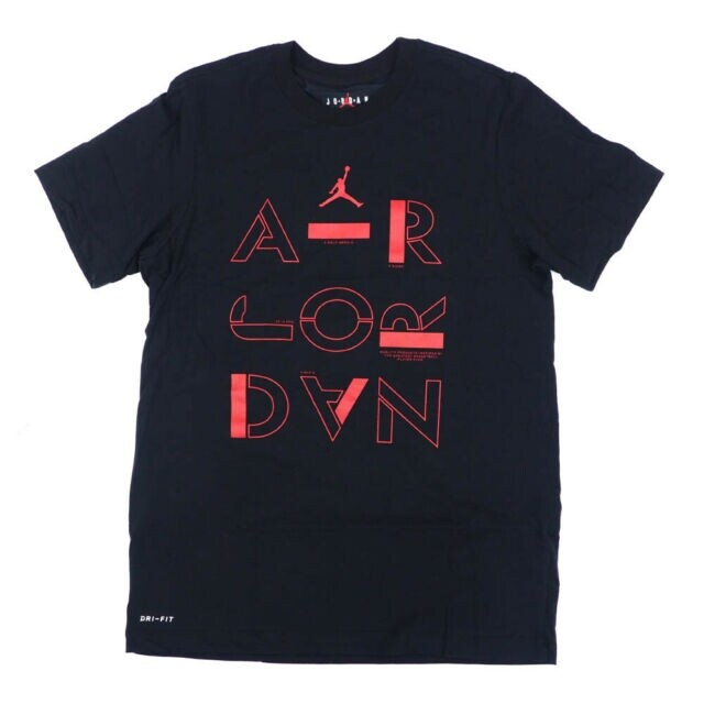 AUTHENTIC NIKE AIR JORDAN DRY STENCIL GRAPHIC T SHIRT AT8930-020