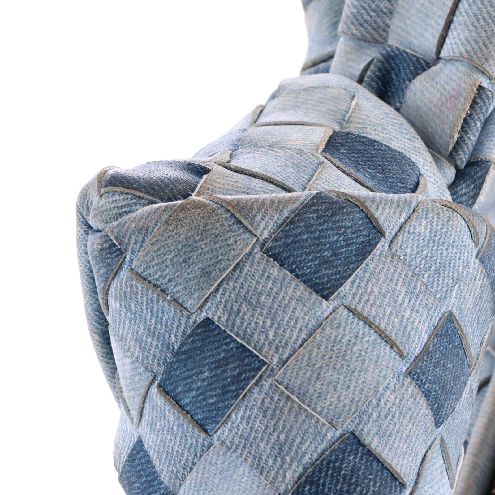 Bottega Veneta BV Jodie Hobo Intrecciato Denim Teen
