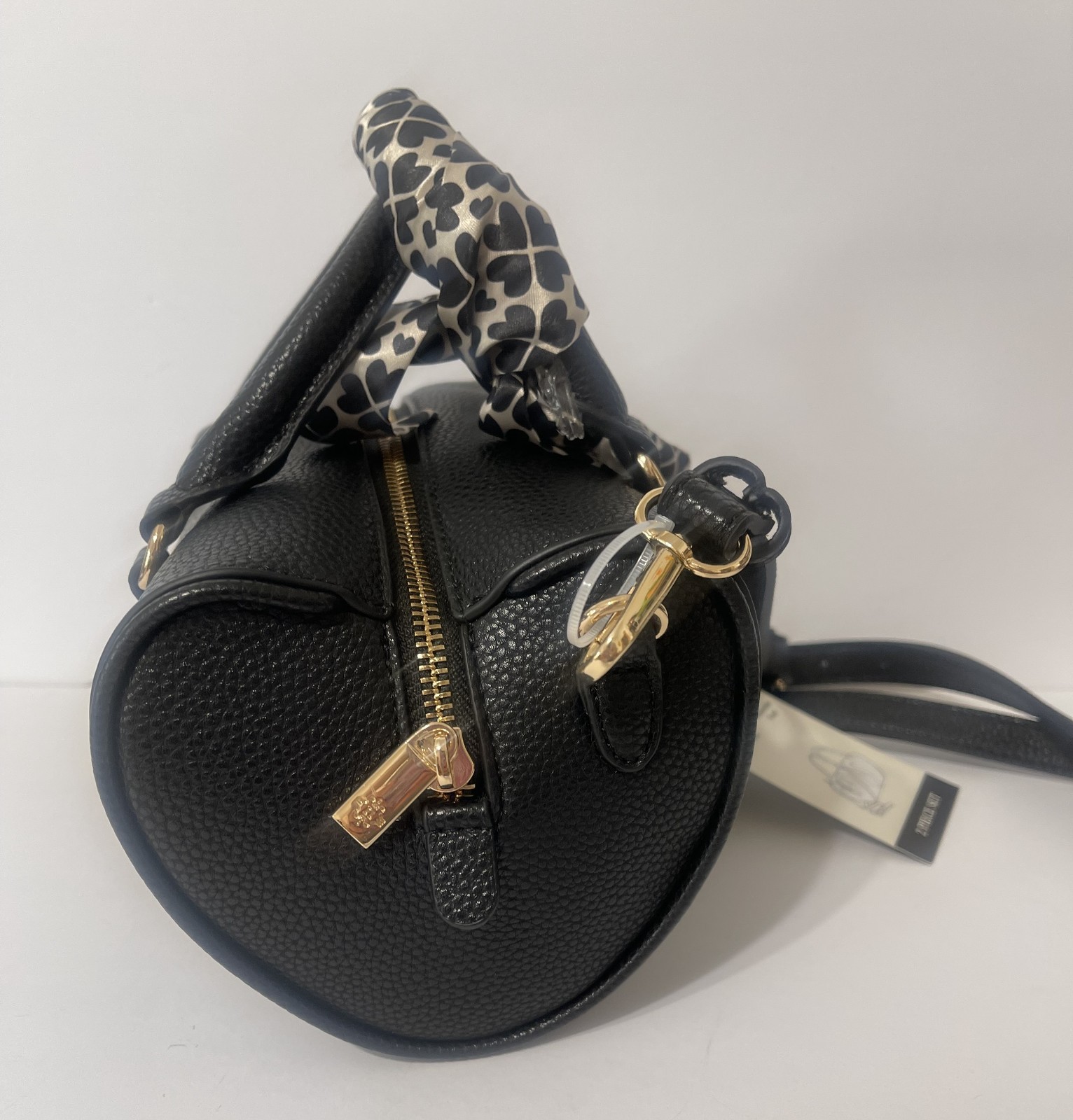 Nanette Lepore Heart Pattern Scarf Heart Shaped Colette Satchel Crossbody Purse
