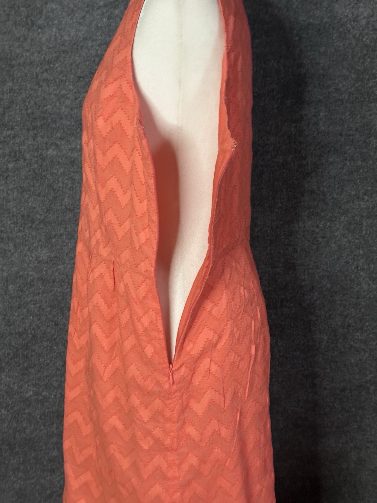 Tommy Hilfiger Sheath Dress Chevron Party Office Preppy Size 14 CM5254