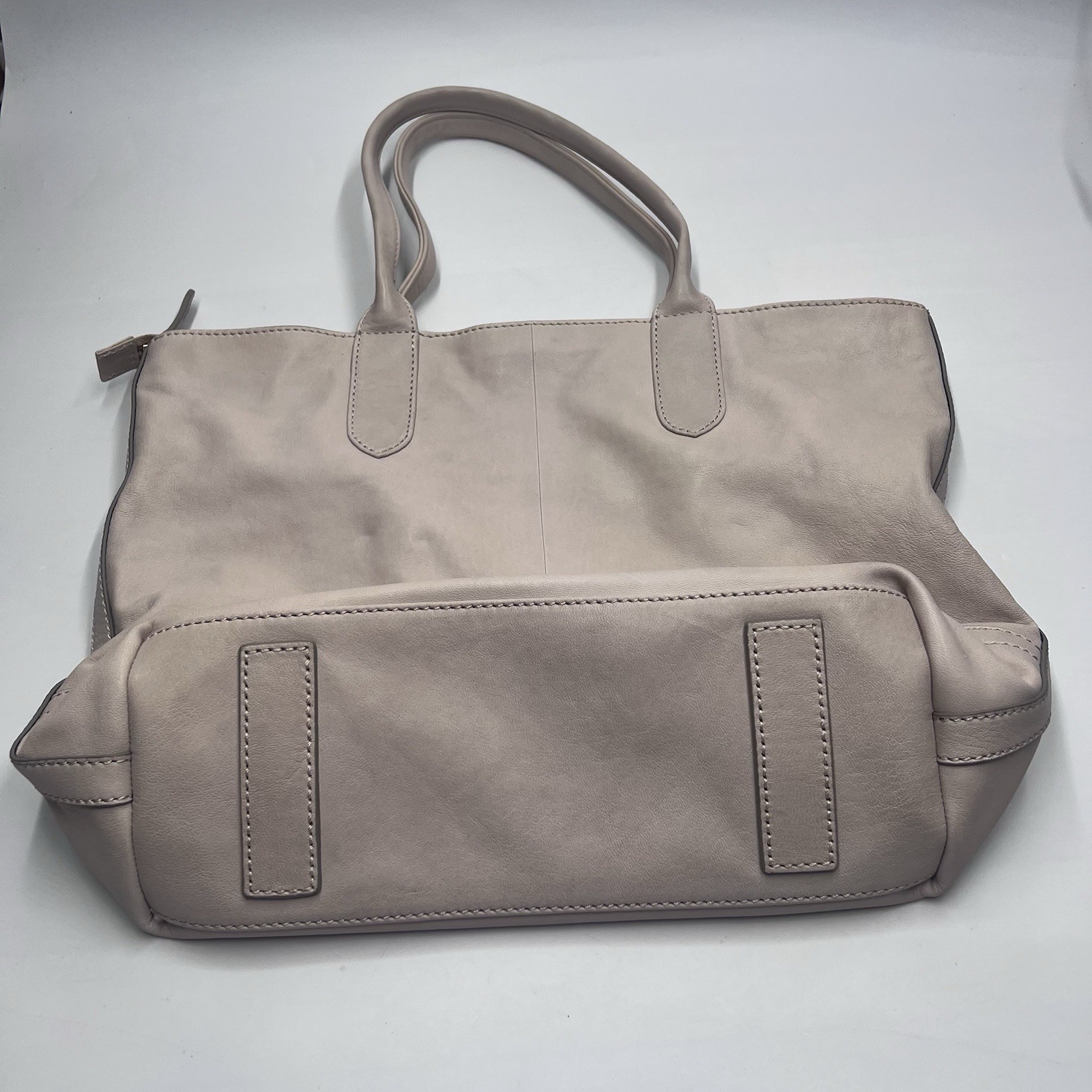 Frye Leather Tote Bag Large Women’s Double Handles Solid Shoulder Handbag