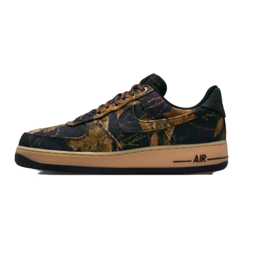 Nike Men’s Air Force 1 ’07 RealTree Black/Gum Yellow/Realtree Camo IH1221-900