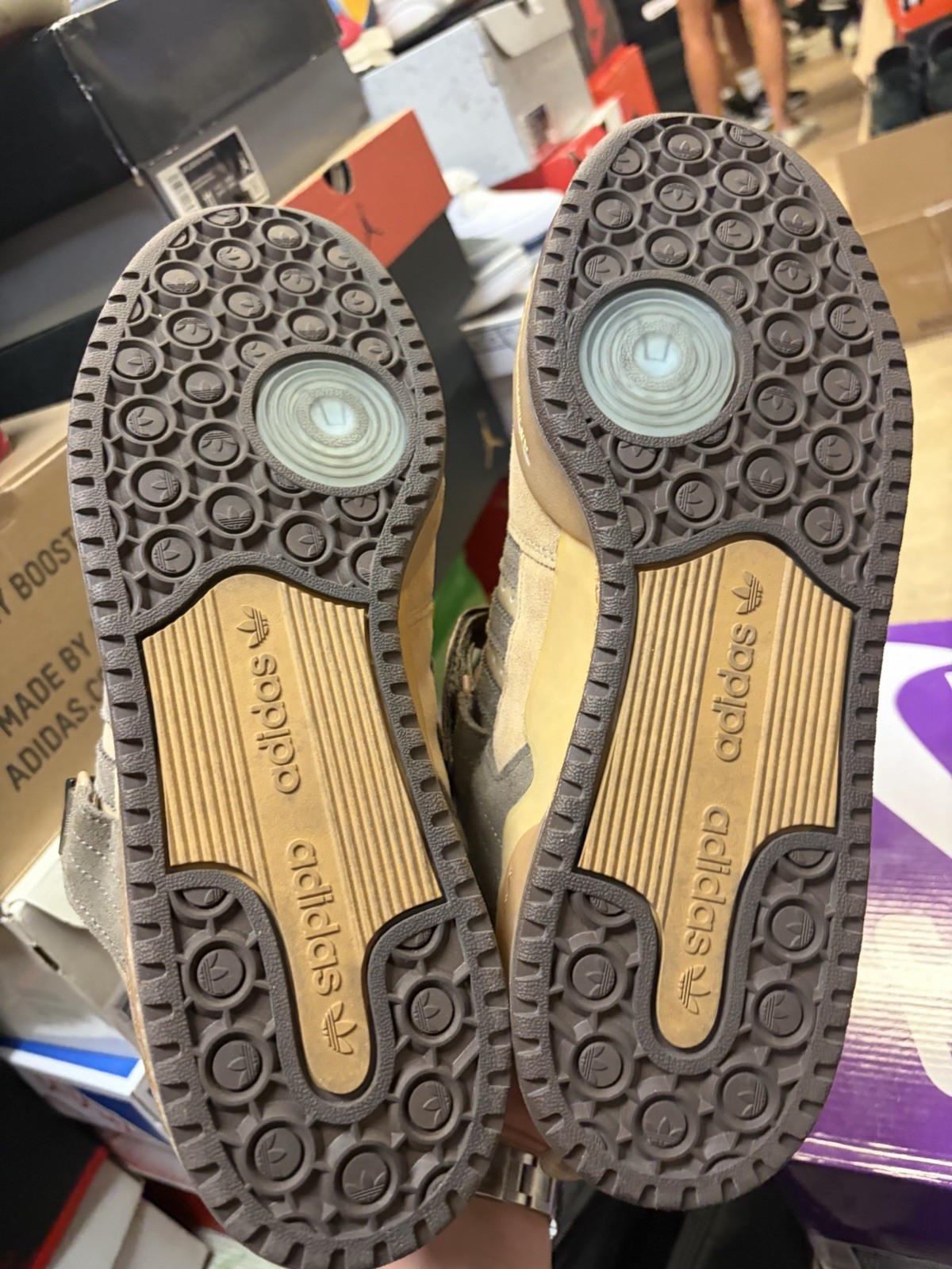 Size 10 – Bad Bunny x adidas Forum Buckle Low The First Cafe USED NO BOX