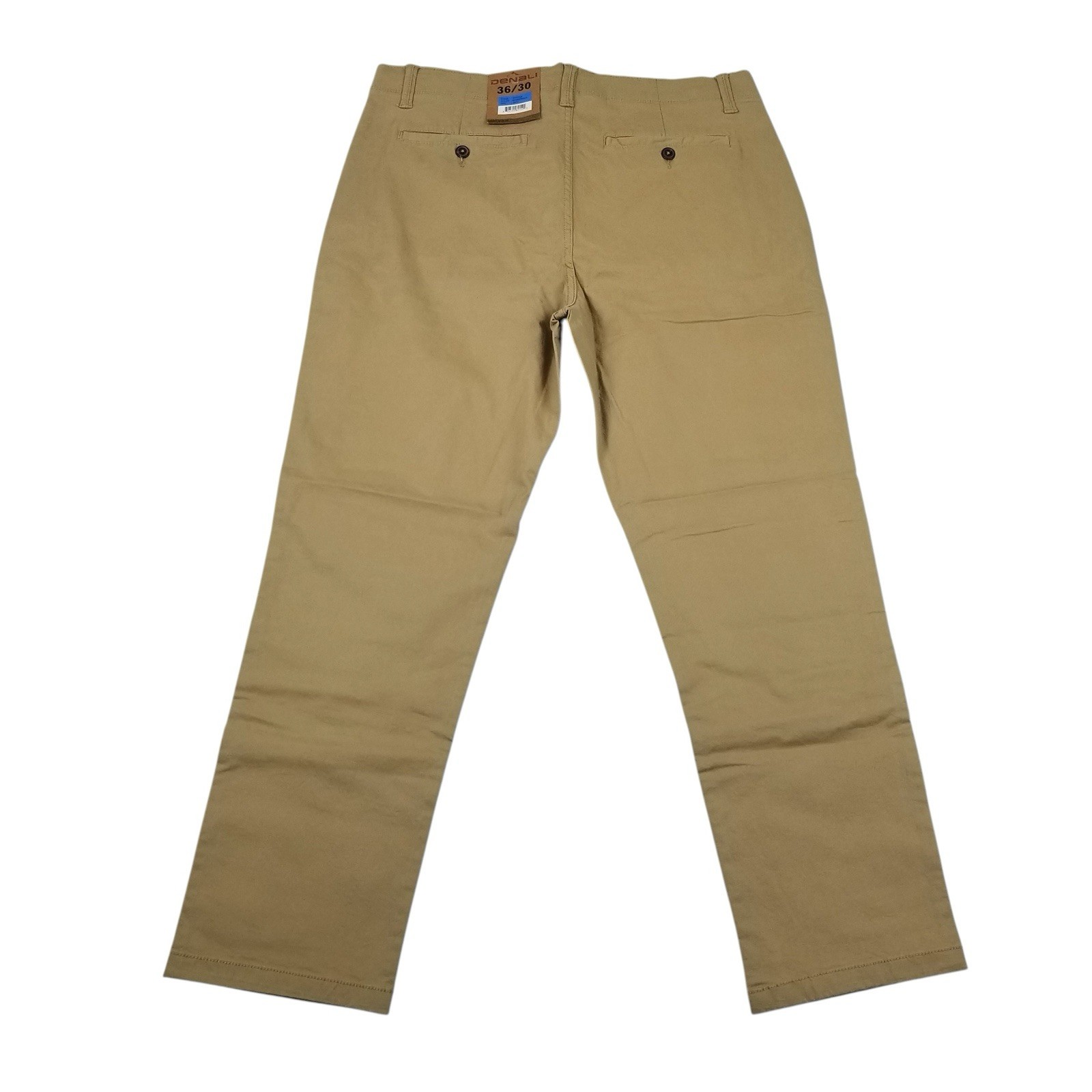 Denali Men’s 36×30 Straight Leg Stretch Comfort Pants Khaki Boardwalk