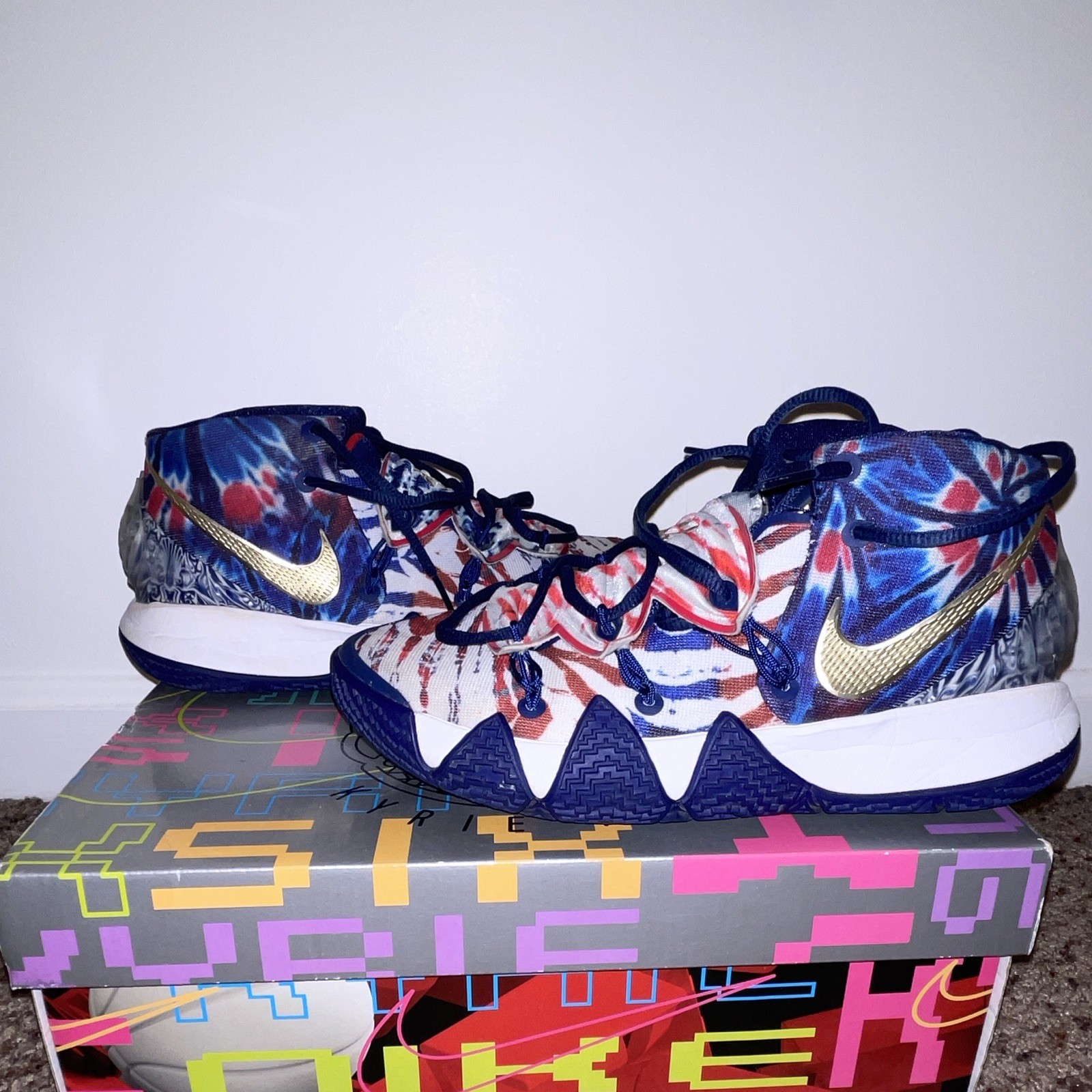 Nike Kybrid S2 What The USA Low Top Basketball Sneaker Blue/Gold CQ9323-400