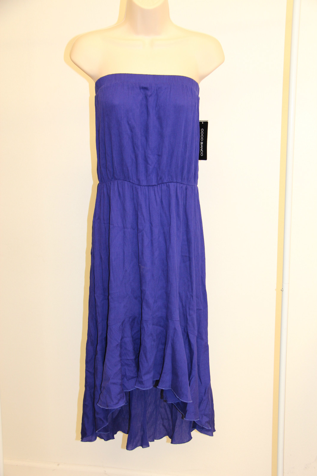 NWT Coco Bianco Swimsuit Strapless Cover Up Dress