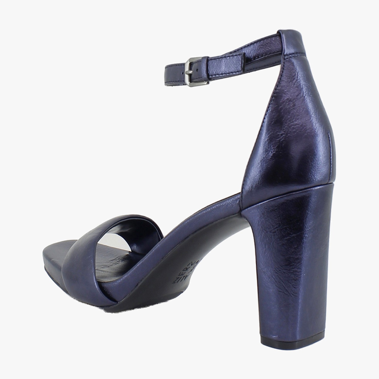 Naturalizer Joy Womens Heels Navy Metallic Leather