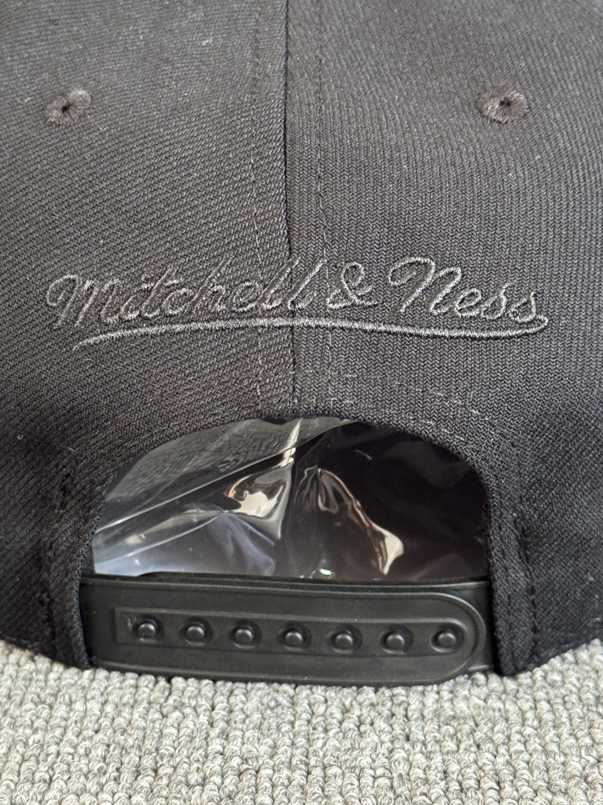 Mitchell & Ness New York Rangers Snapback Flat Brim Black Hat S1363