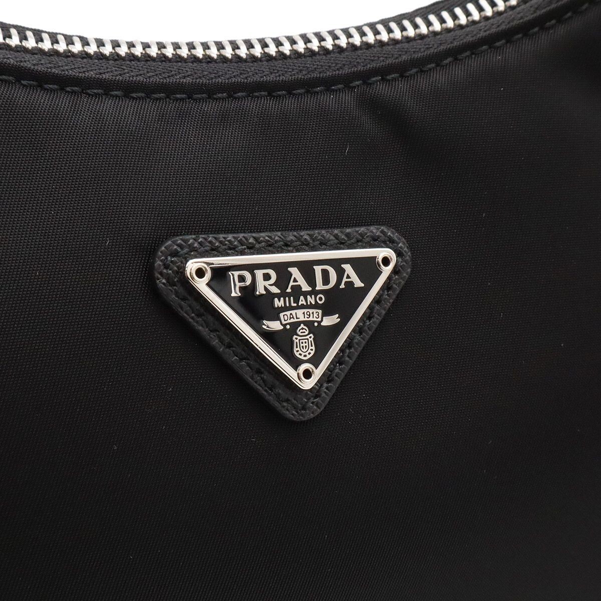 PRADA Re Edition 2005 Re Nylon Mini Shoulder Bag Black 1NE204 Authent