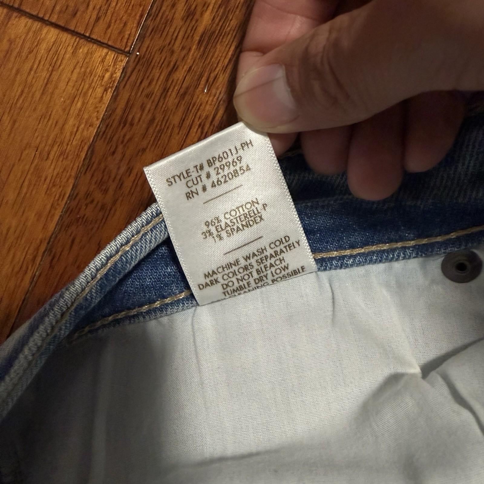 Pool House New York Brooklyn Dad Cropped Jeans – Laguna Blue – Size 32