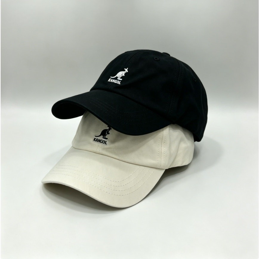 2 Pcs Kangol Baseball Cap Embroidered Logo Adjustable Cotton Dad Hat