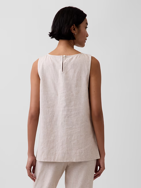 NWT GAP Linen-Blend Shell Tank Top