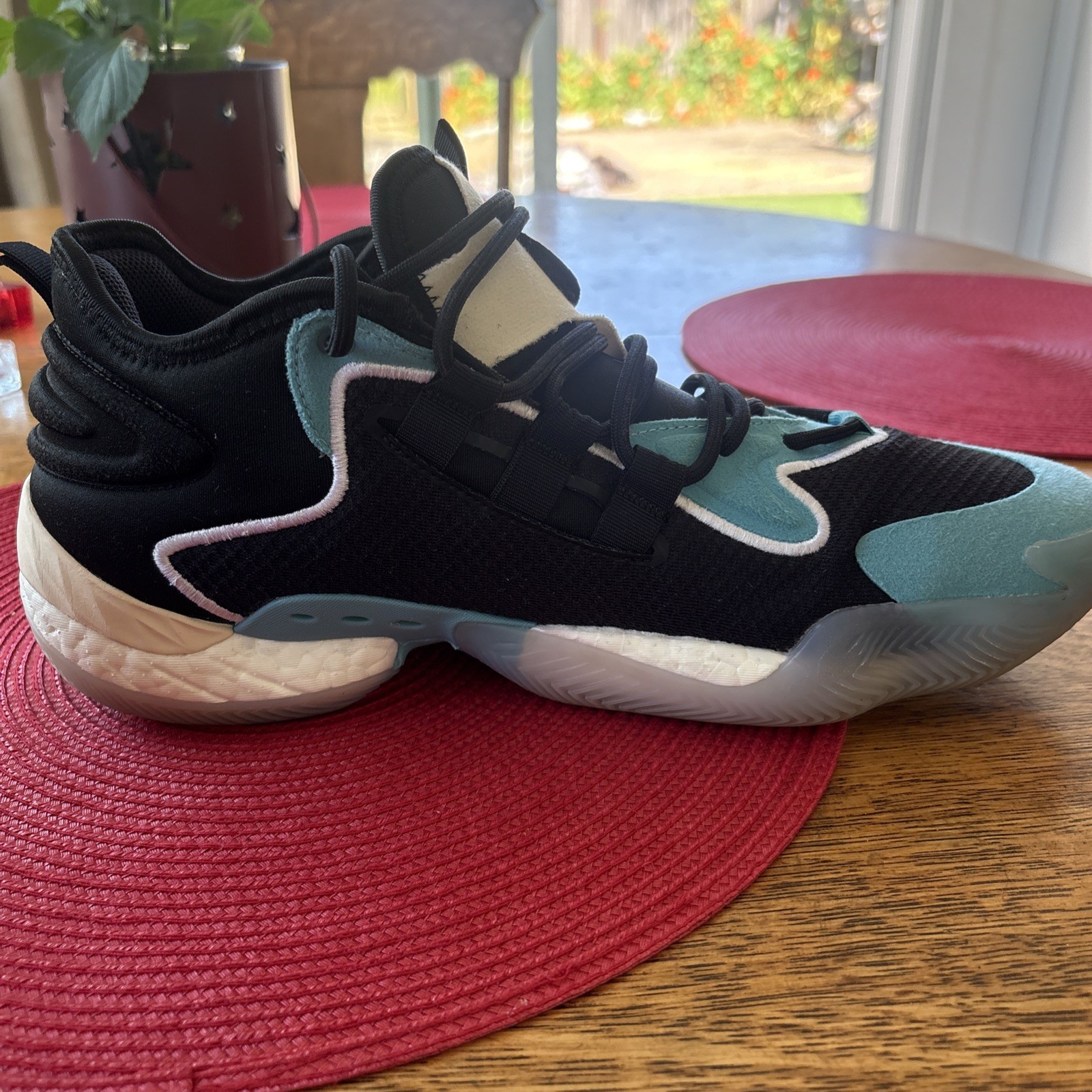 Adidas BYW Select Black Preloved Blue IG4949 Men’s 11.5 Basketball Shoes No Box