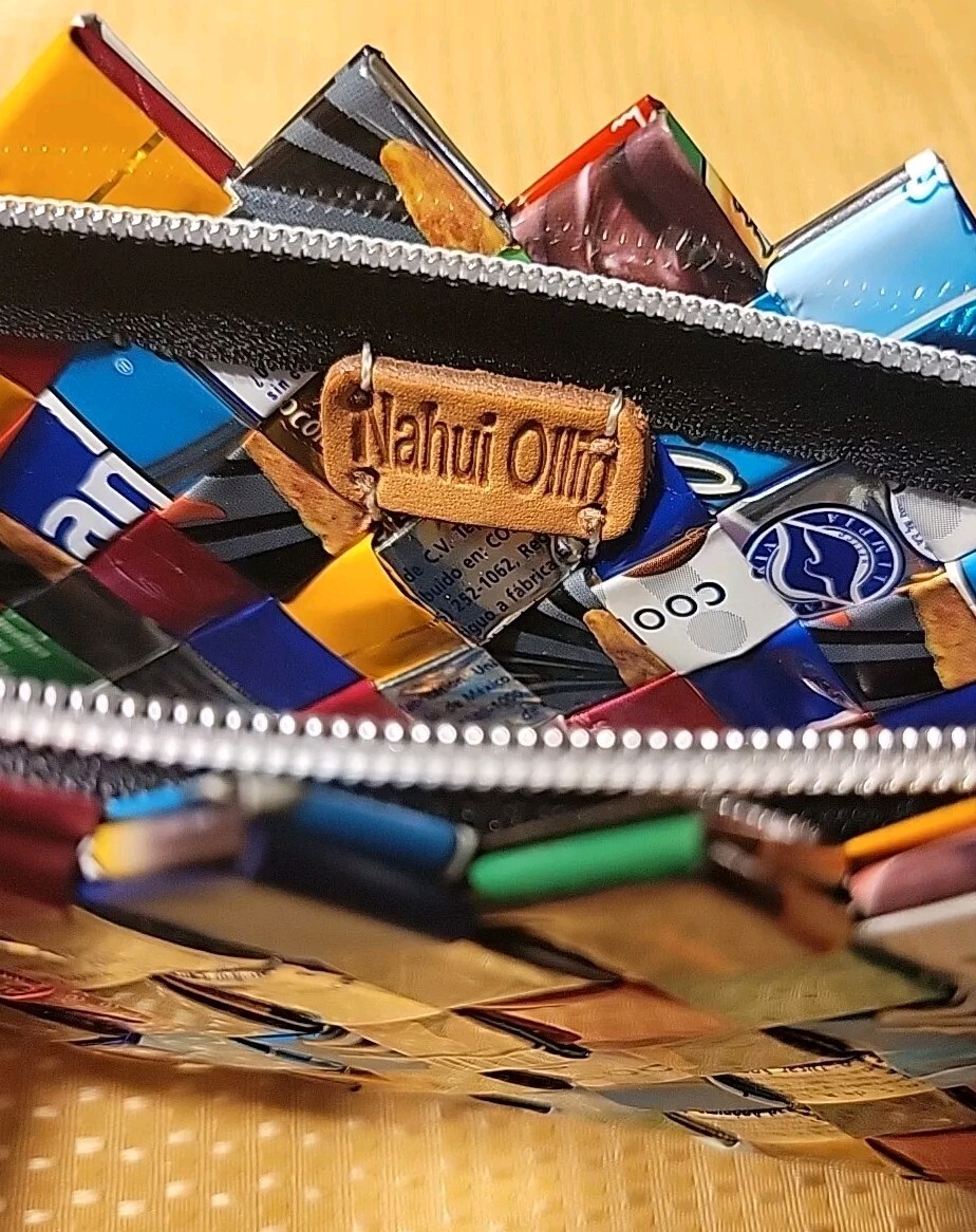Candy / Snack Wrapper ~ Nahui Ollin Clutch Purse