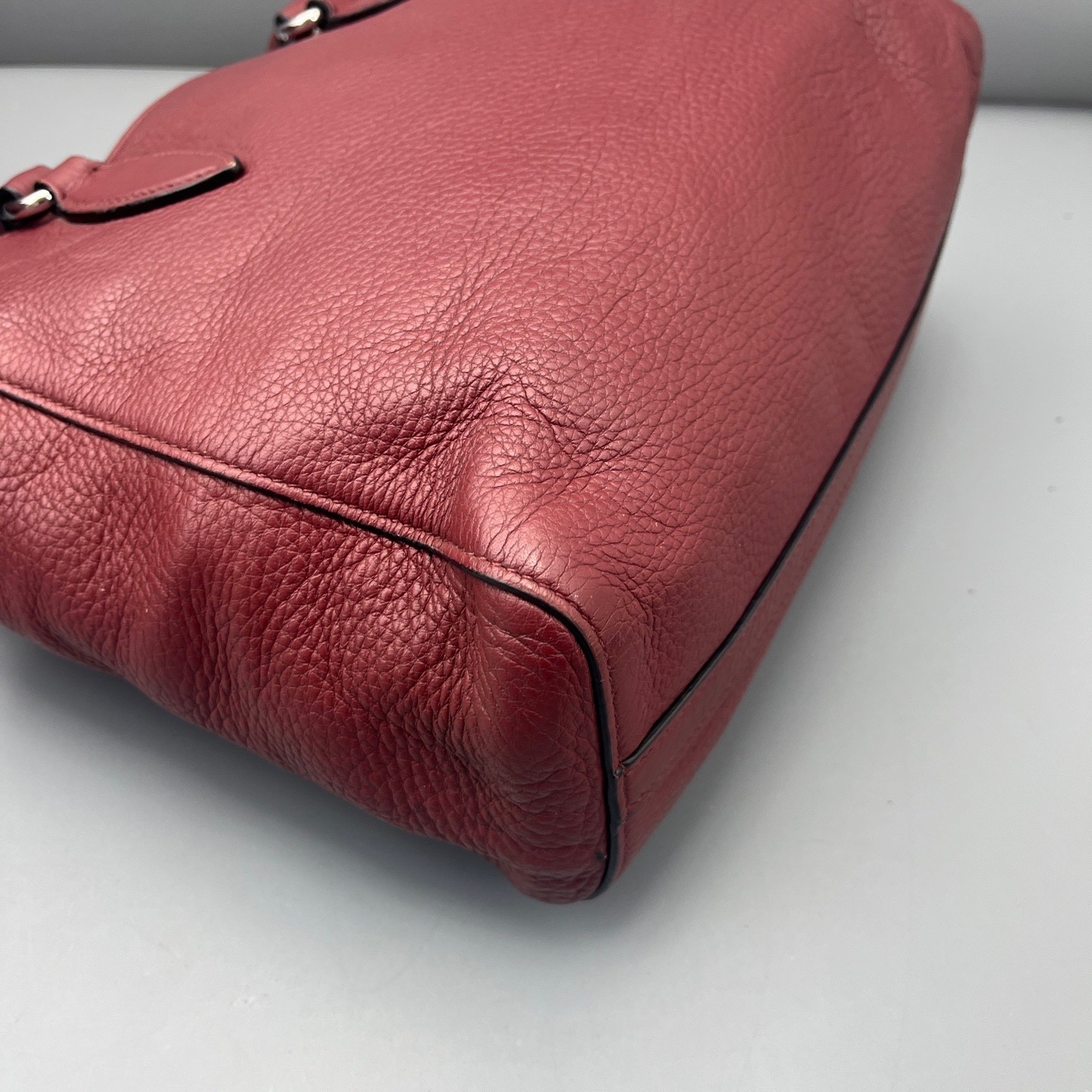Prada Pre-Owned Authentic Tote Burgundy 28*22*11cm Free Tracked Shipping