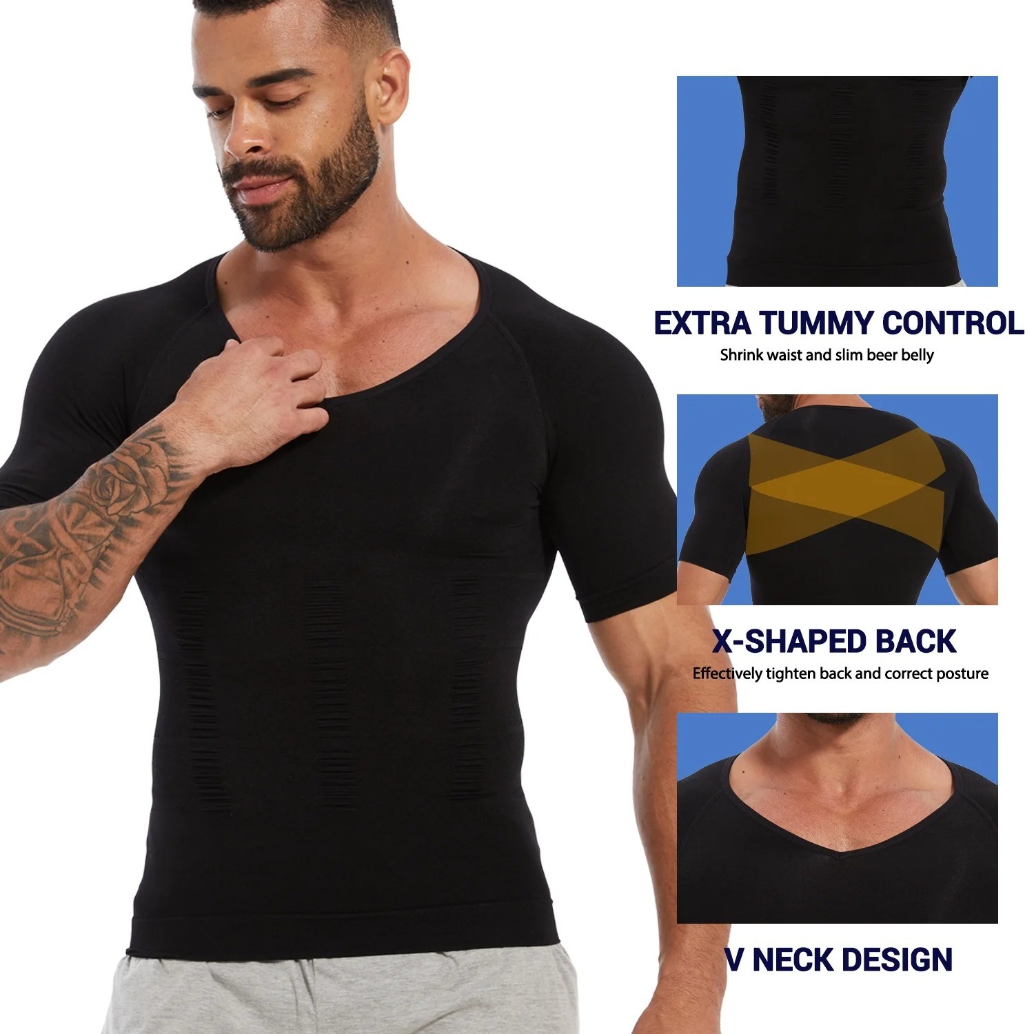 Men’s 3 Pack Workout Tank Top Gym Fitness Muscle Bodybuilding Sleeveless T Shirt