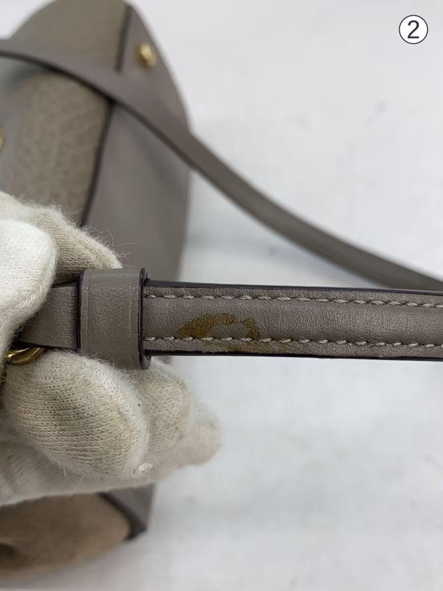 COACH Shoulder Bag Leather BRW F22349