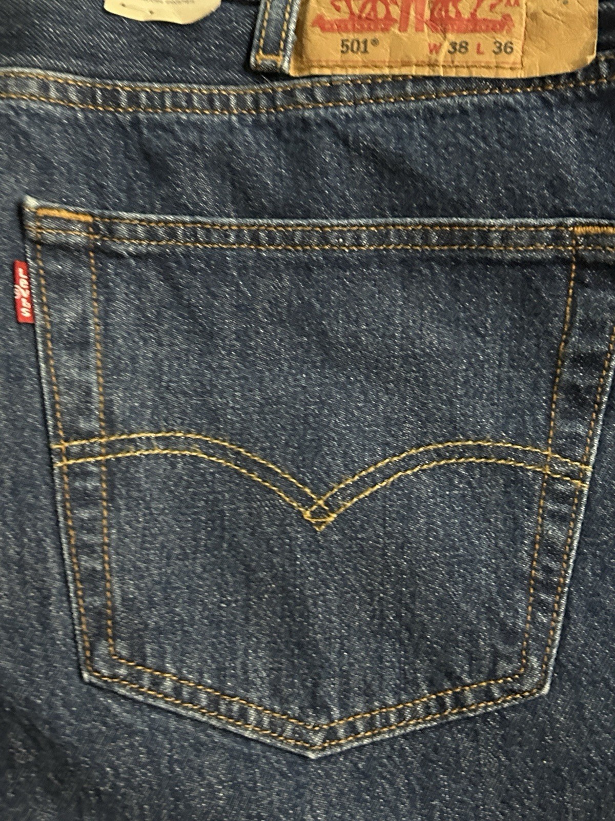 Levi’s 501 Original Men’s Jeans Lot of 4 W38 L36 NWT 00501-0194 Dark Stonewash