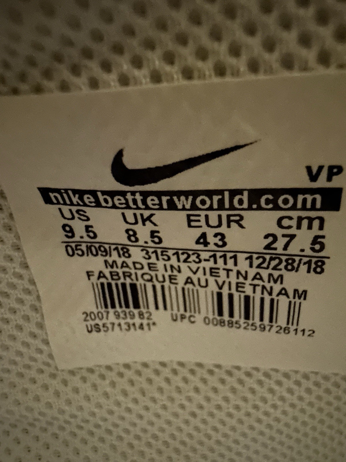 Nike Air Force 1 Mid ‘07 Shoes in Size 9.5 Men’s