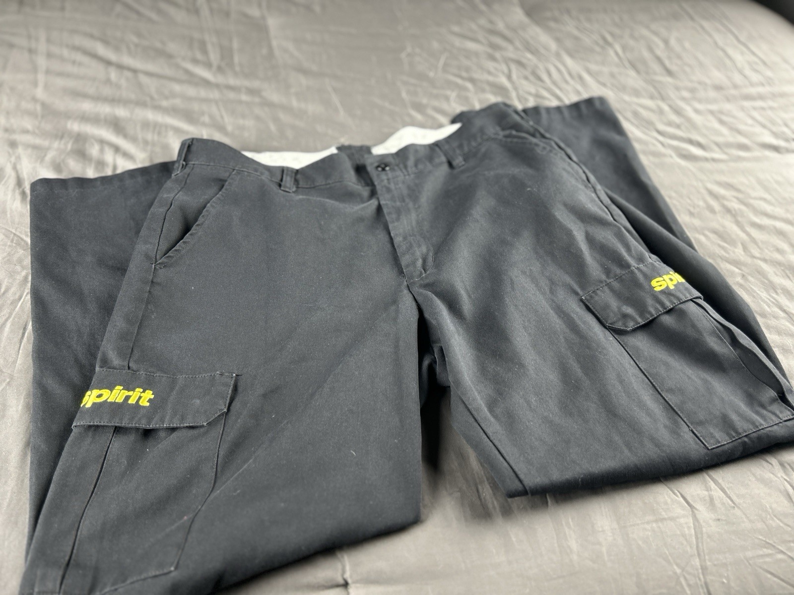 Spirit Red Kap PT88BK9 Black Twill Work Pants 38/34 Polyester/Cotton