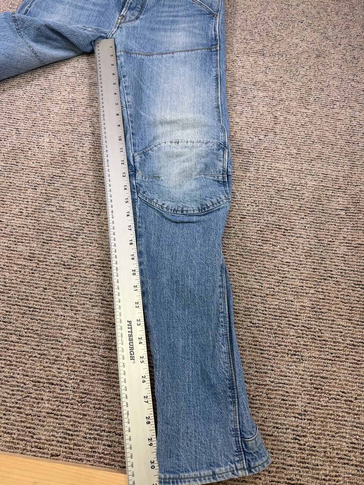 G-STAR RAW Denim 5620 3D Slim TAPERED Distressed Jeans Size W29 X L32