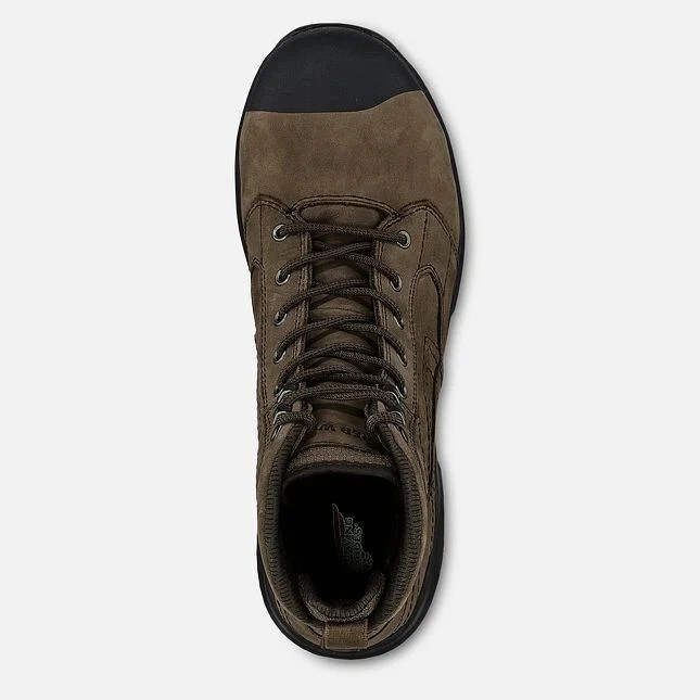 Red Wing Exos Lite Men 10.5 E2 2454 Brown Leather Waterproof Safety Toe Boot