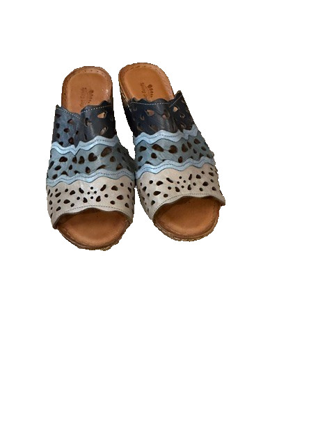 Spring Step | Footy Sandal Shades of Blue EU Size 40 US 9