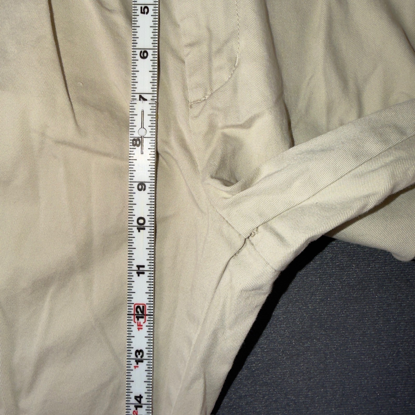 Polo Ralph Lauren Boys Khaki Chino Pants Size 16 Pleated Front Cotton Twill Tan
