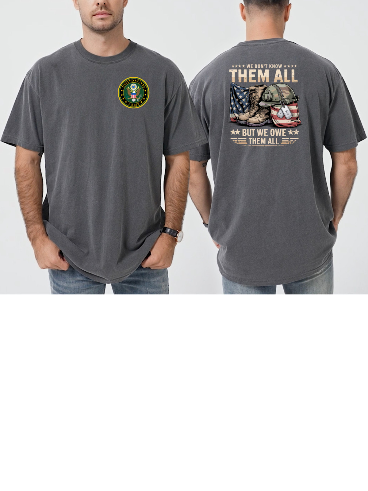 American pride, Veteran Pride, We own them all, Comfort Color T-Shirt