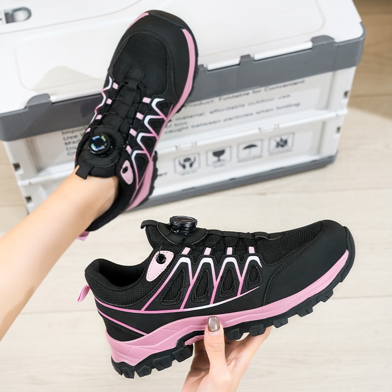 Women Rotary Buckle Steel Toe Safety footwear Indestructible comfortable Work