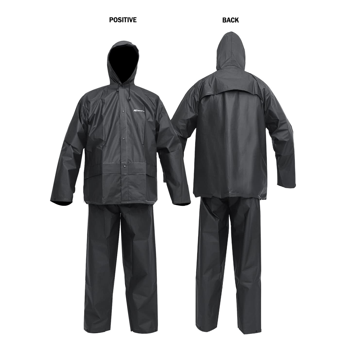 Men’s Rain Suit Waterproof Rain Work Gear Ultra-Lite Rain Jacket and Pants