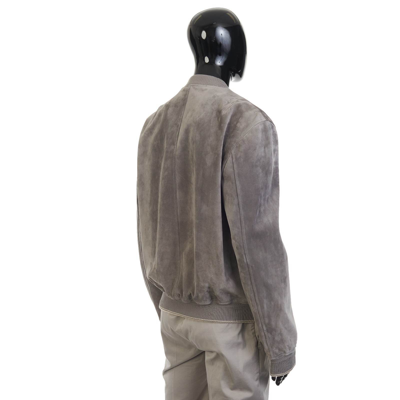 BRETT JOHNSON 4200$ Suede Bomber Jacket