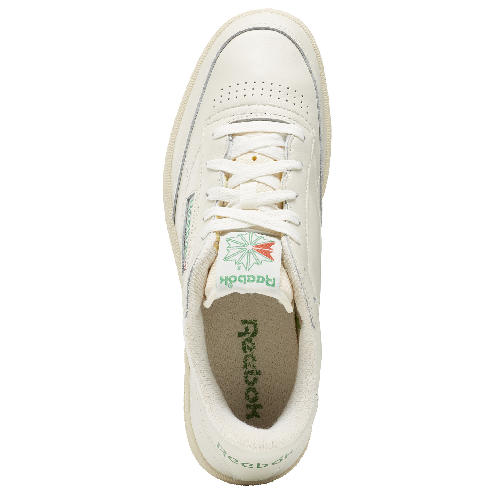 Reebok Club C 85 Vintage White Green DV6434 Men Size 8-13 New Tennis Trainer