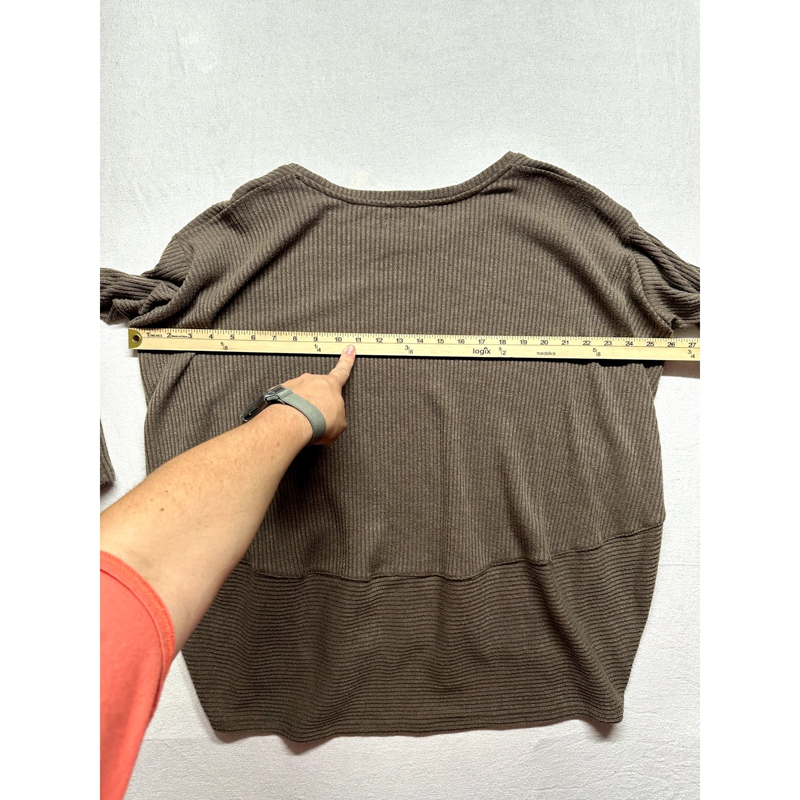 Altar’d State Olive Green Oversized Knit Pullover Top Small Boho Slouchy