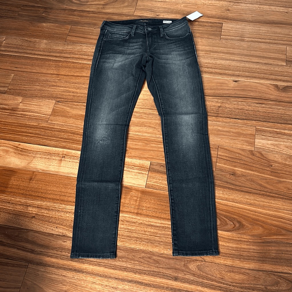 Mavi jeans Serena low rise super skinny jeans dark distressed wash woman’s size