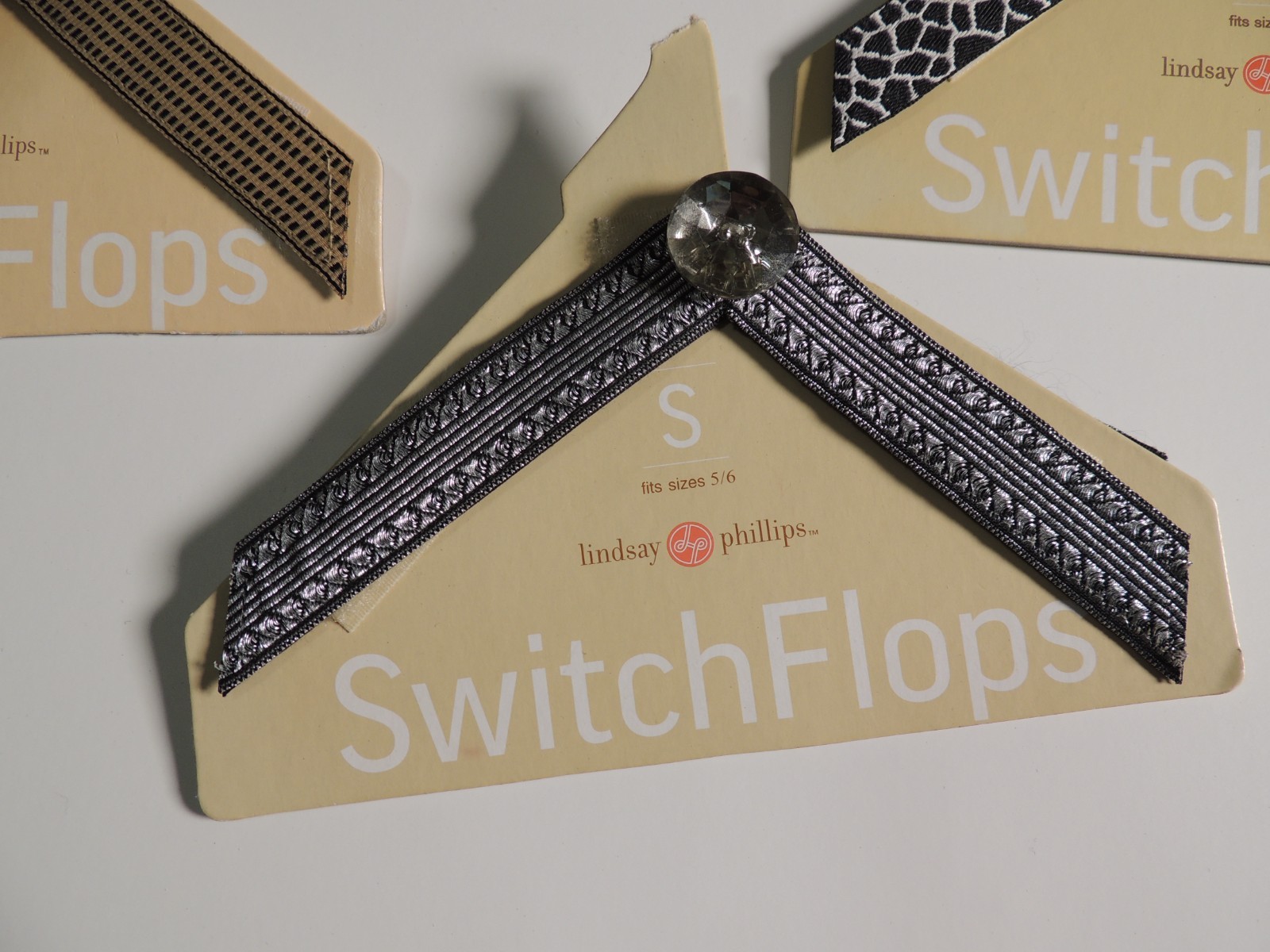 NEW Lindsay Phillips SwitchFlops Changeable Straps – 5 Pair – Size Small 5-6