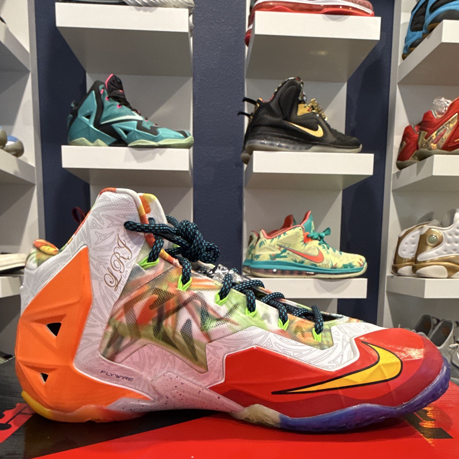 Nike LeBron 11 Premium What The LeBron Multicolor 650884-400 2014