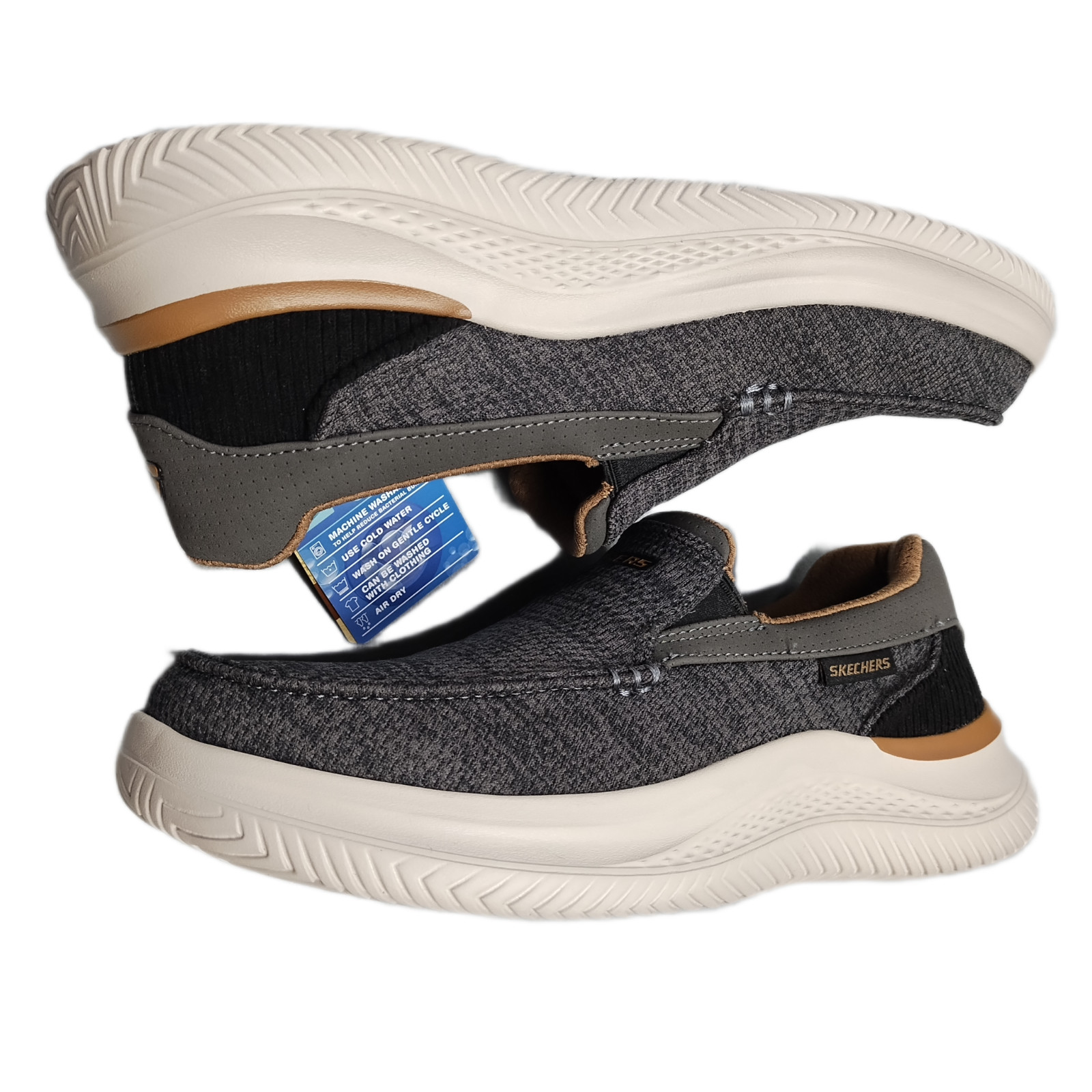 Skechers Hasting Marco Sneakers Mens 8.5 Multi Relaxed Fit Memory Foam Slip On