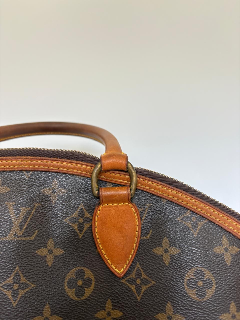 Louis Vuitton Lockit Vertical Monogram Canvas Satchel Bag FL0046 Dust Bag