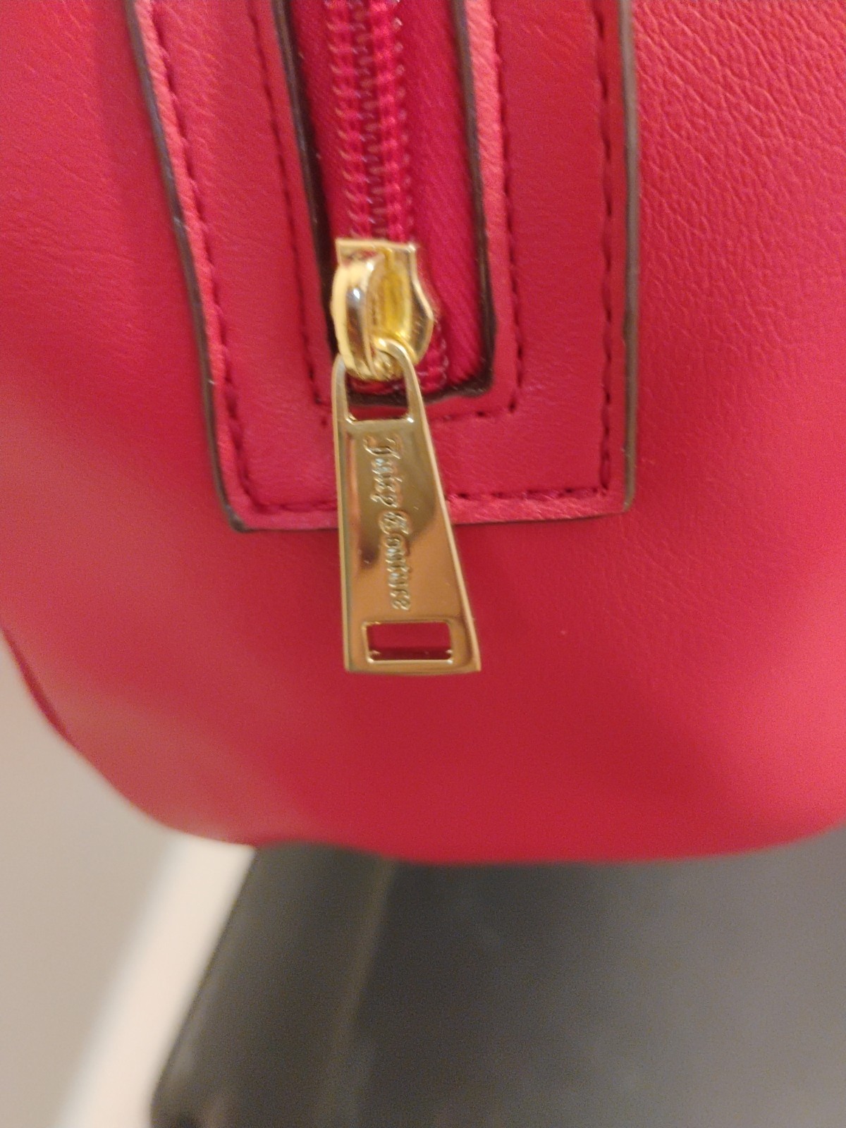Juicy Couture Lipstick Call It Quilts Satchel Handbag Purse. New Without Tag.