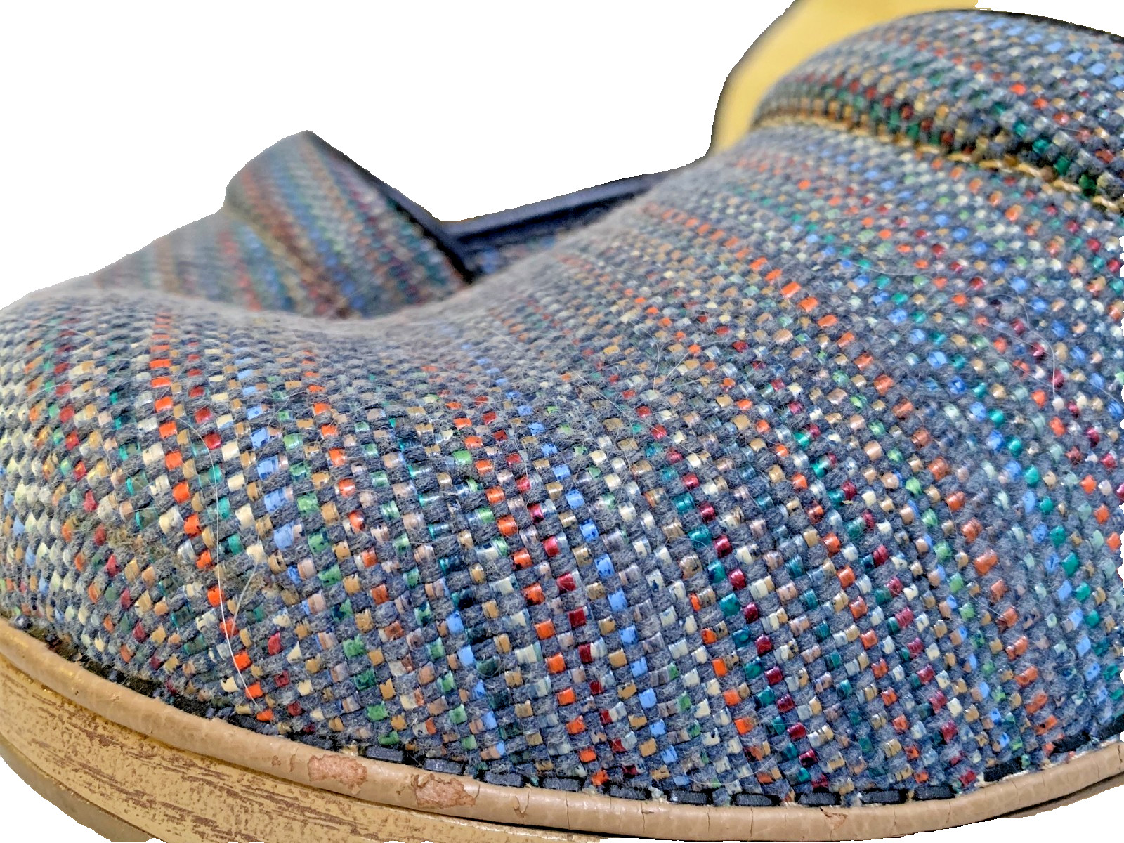 Dansko EU 41 (US 10.5-11) clogs, multicolor textile upper