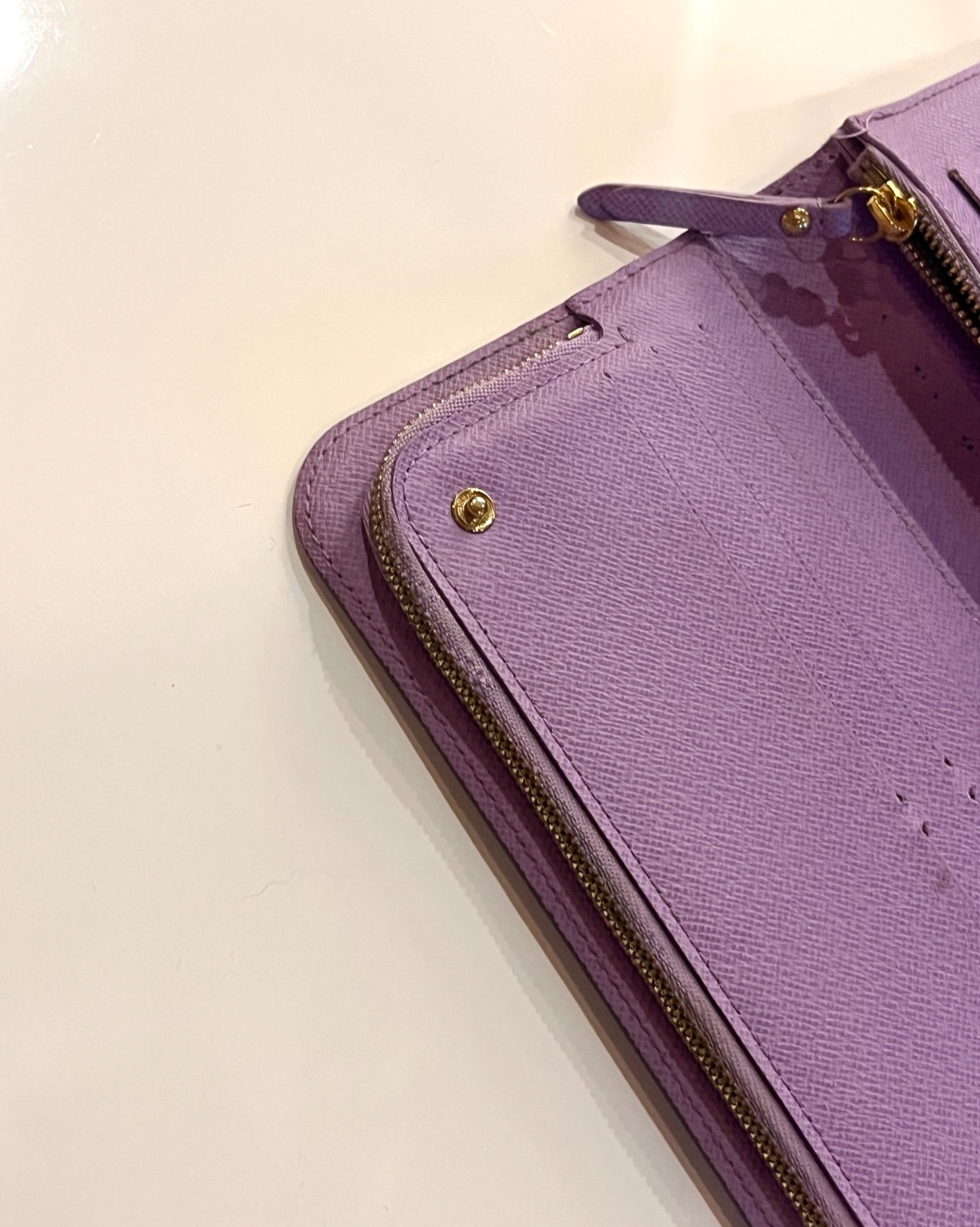 Louis Vuitton X Murakami Multicolore Insolite Wallet Black Violet