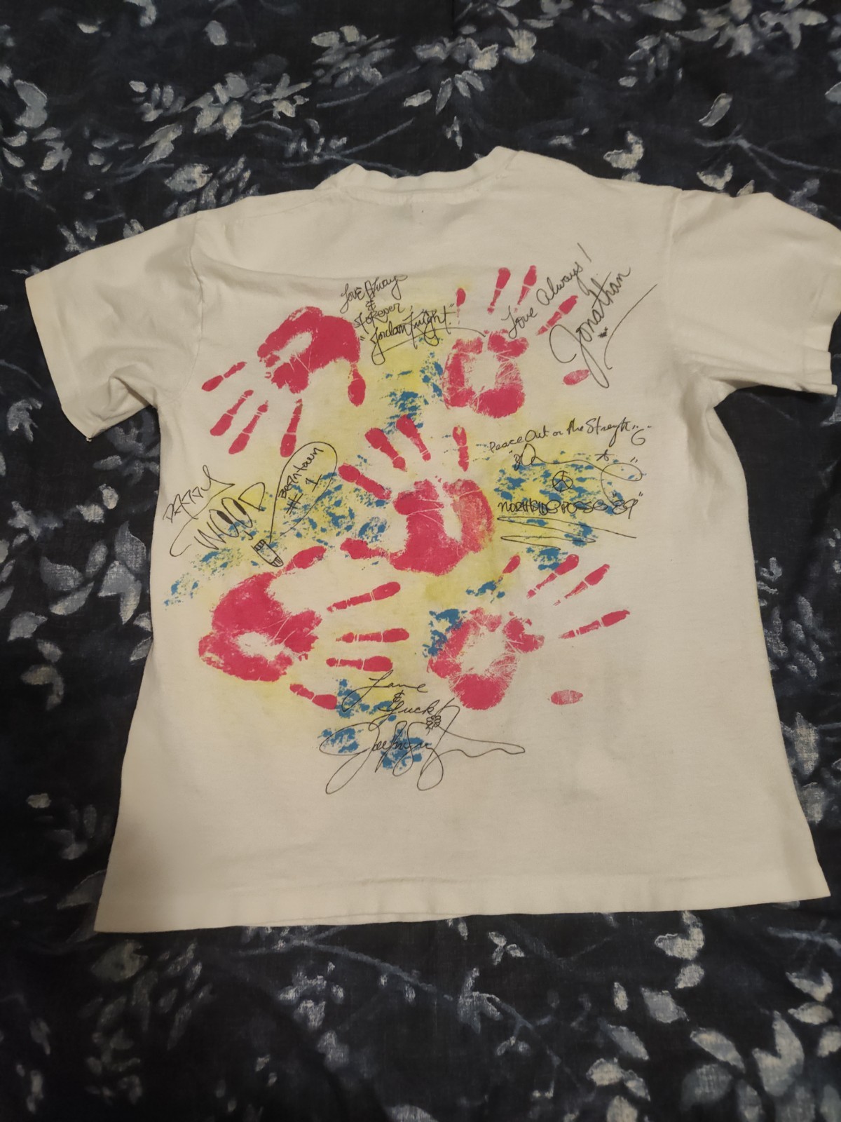 *1980’s NEW KIDS ON THE BLOCK* vtg concert tour tee t-shirt (S) small NKOTB 80’s