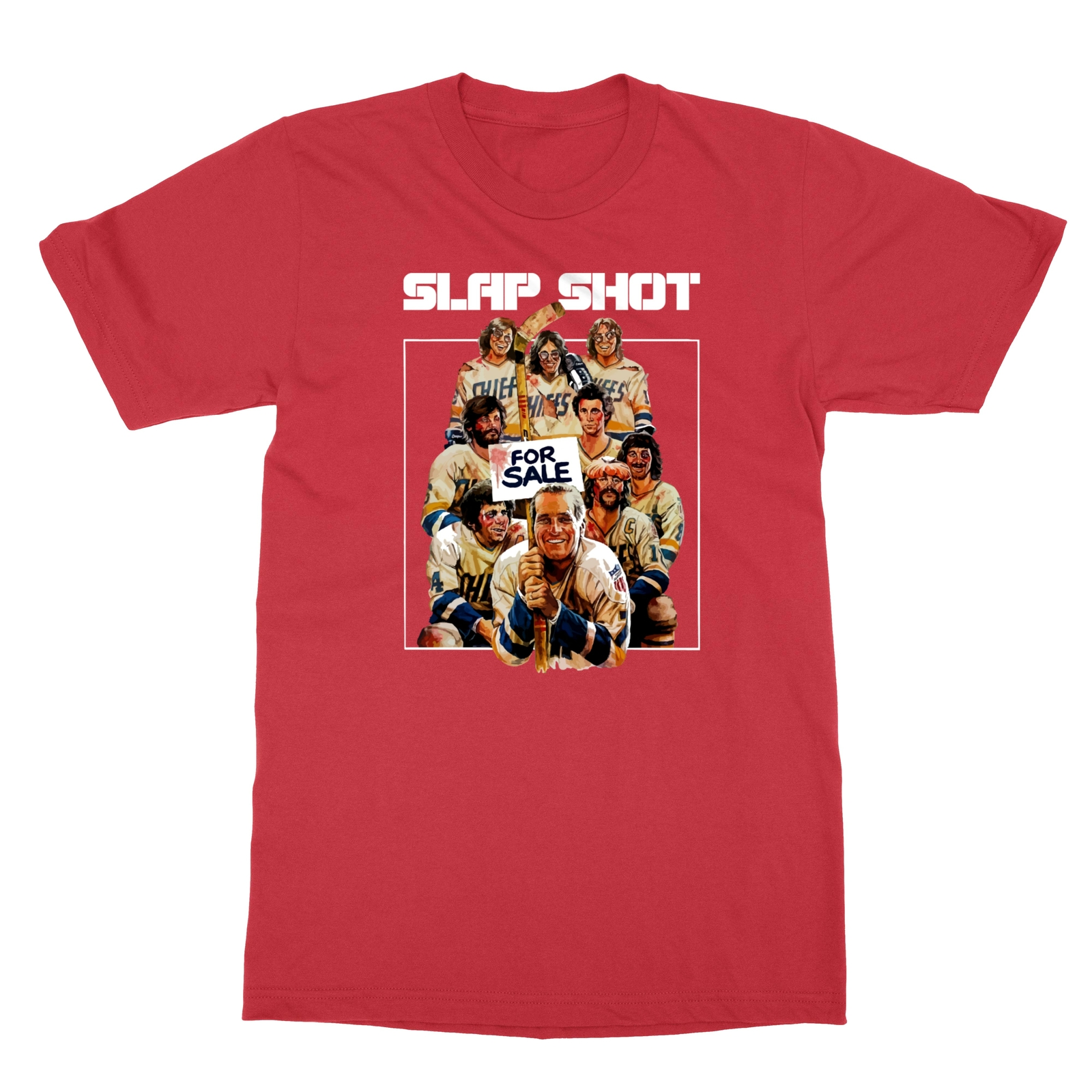 Slap Shot 70s Vintage Movie Ice Hockey Sport Men’s T-Shirt