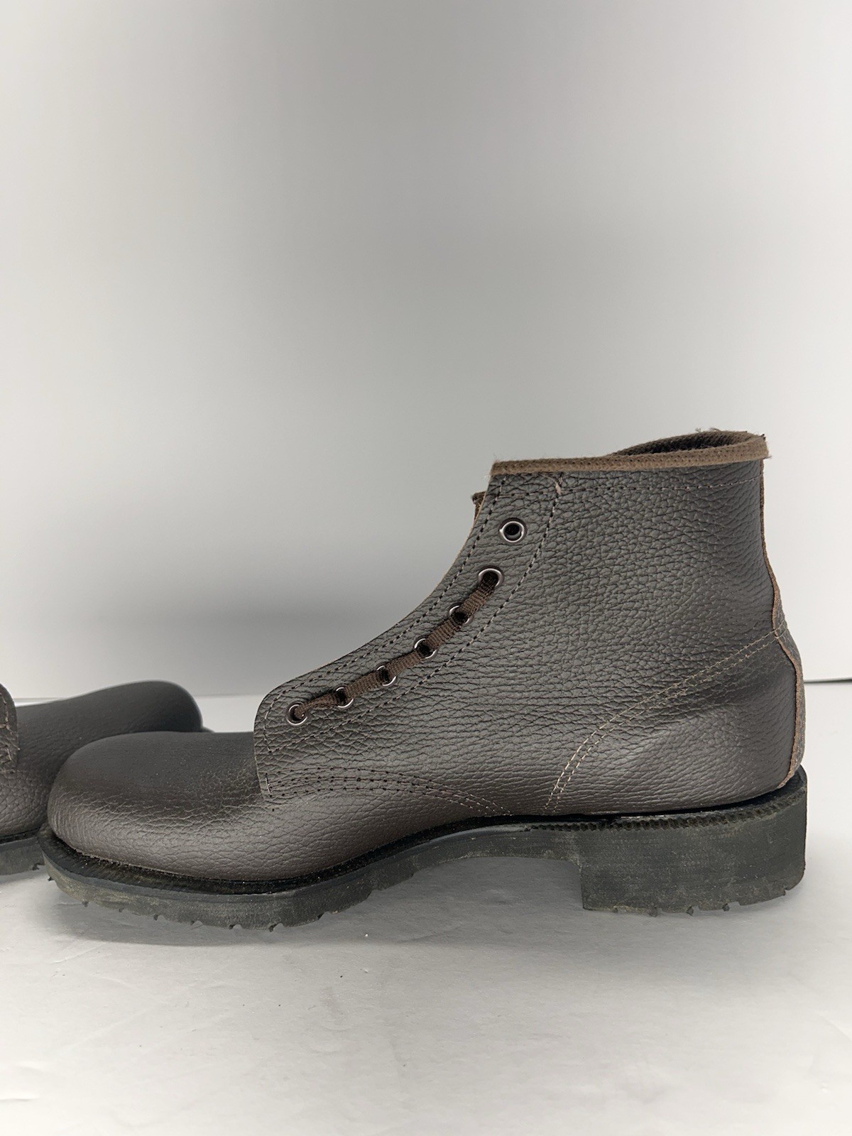 PA DOC PCI Inmate Leather Prison Work Boots Sz 9 E Excellent Shape See Pics OBO